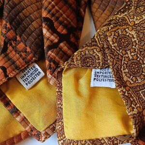 GUC Vintage Kaufman's California by Damon Polyester Necktie Set of 2